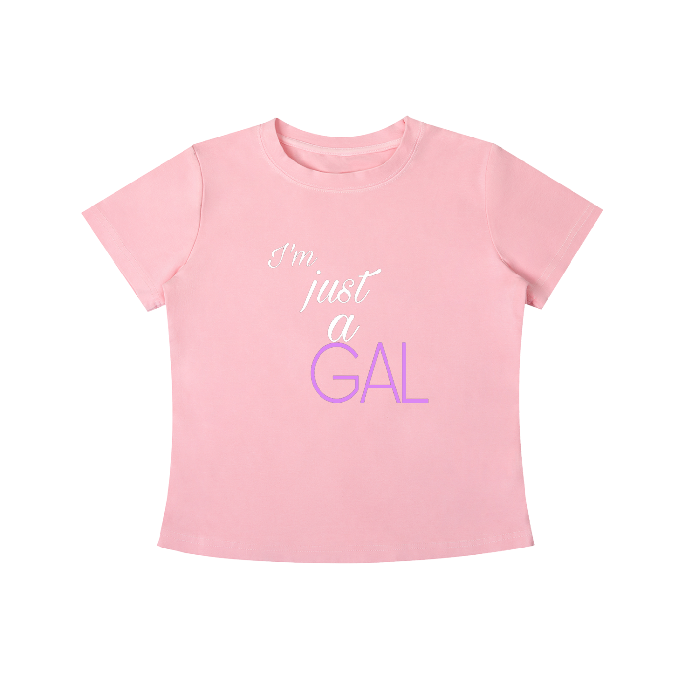 I’m Just a Gal Wash Slim Fit T-shirt