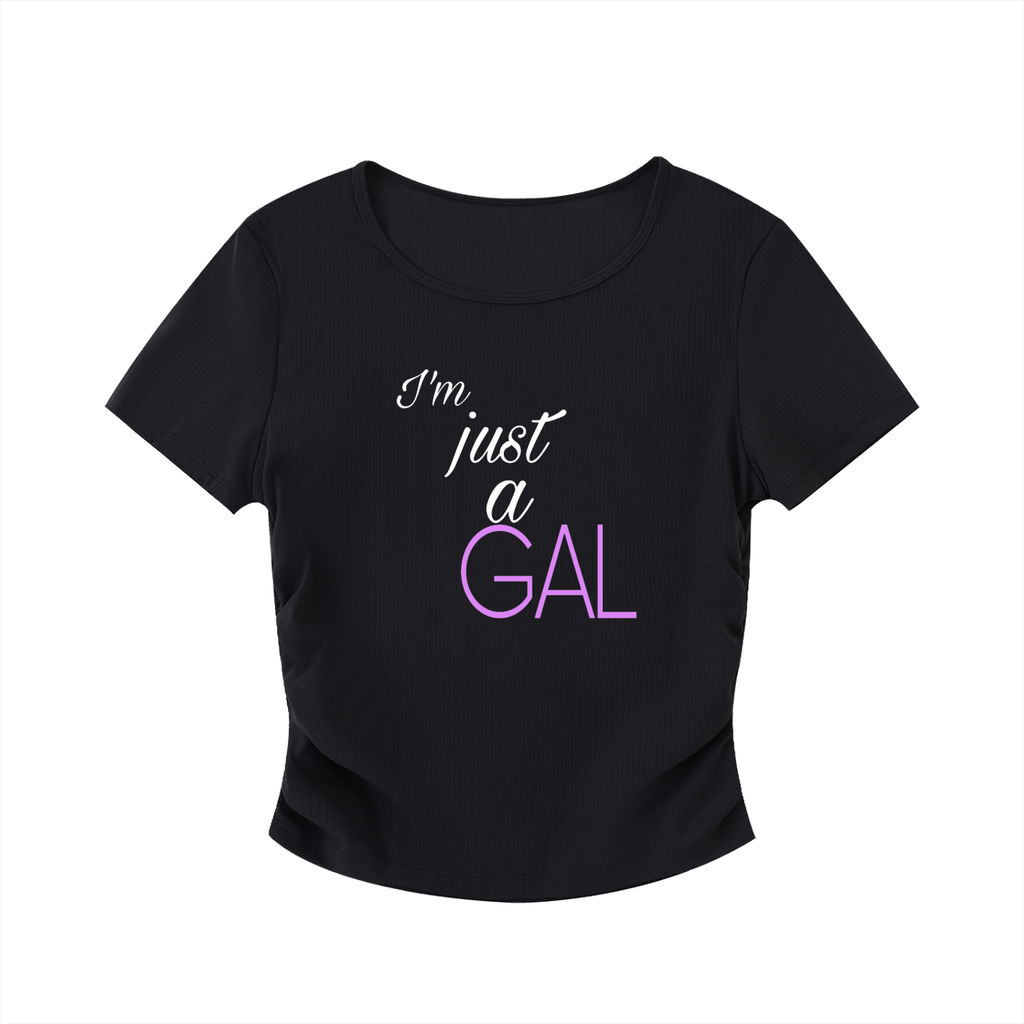 Ruched Bodycon Crop Top