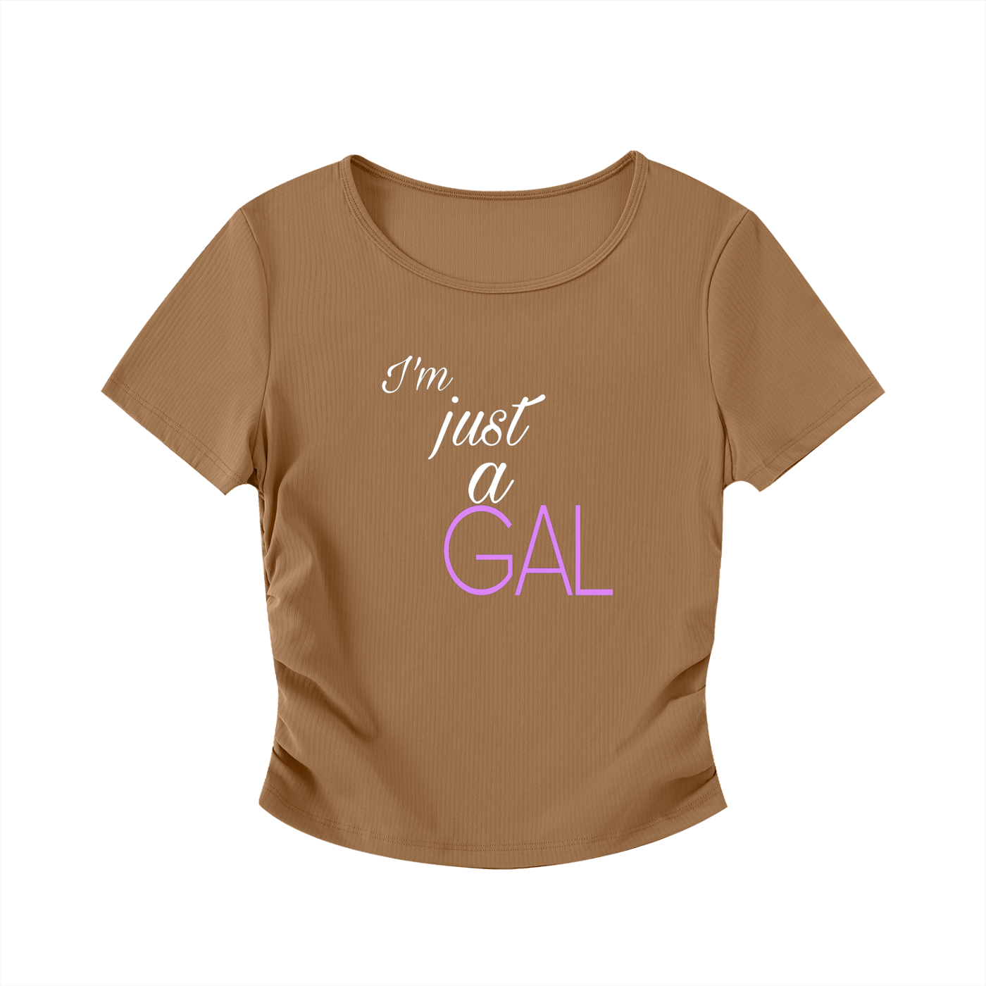 Ruched Bodycon Crop Top