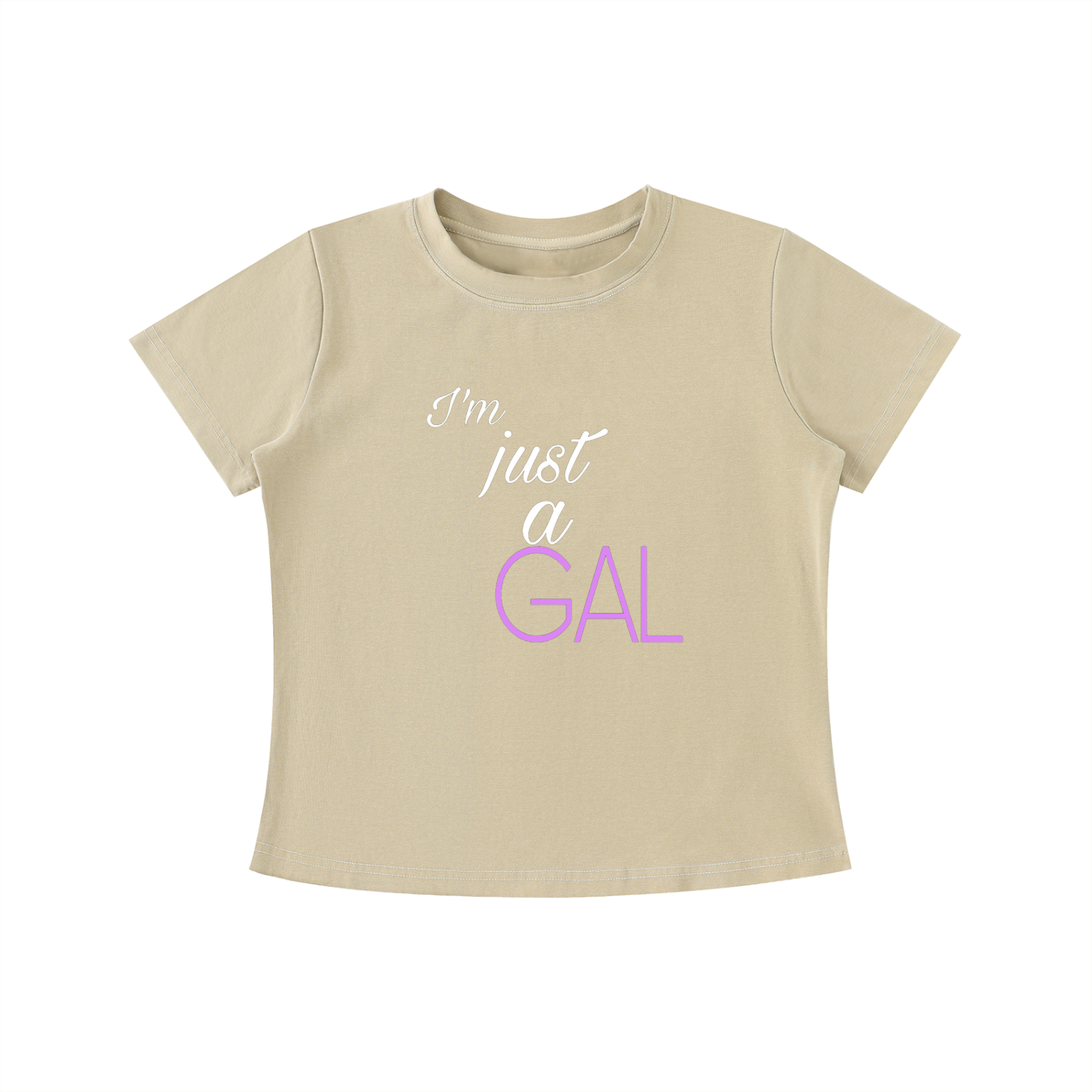 I’m Just a Gal Wash Slim Fit T-shirt
